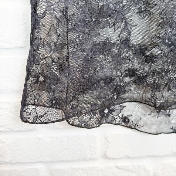 Skims Ultra Fine Lace Maxi Skirt Elegant Lace Size Large - Picture 6 of 10